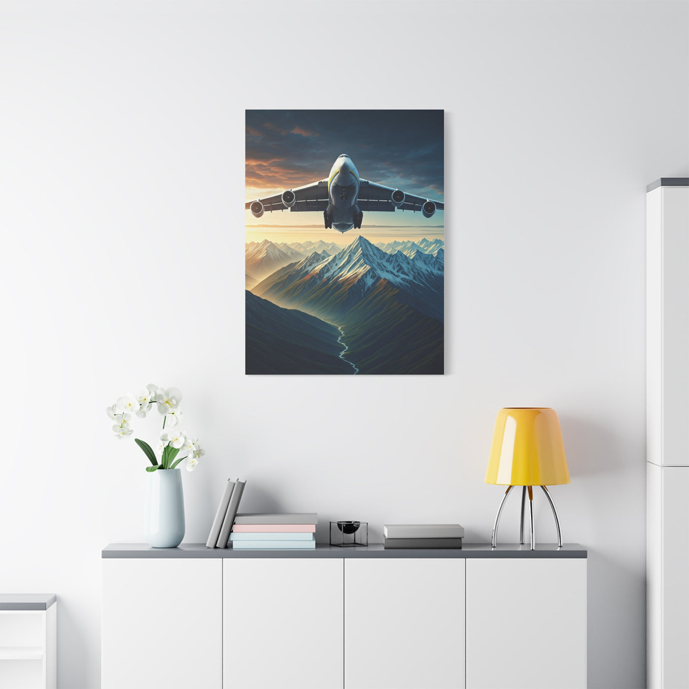 Mountain Flight Over Peaks Wall Art & Canvas Prints