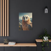 Majestic Mountain Falcon Portrait Wall Art & Canvas Prints