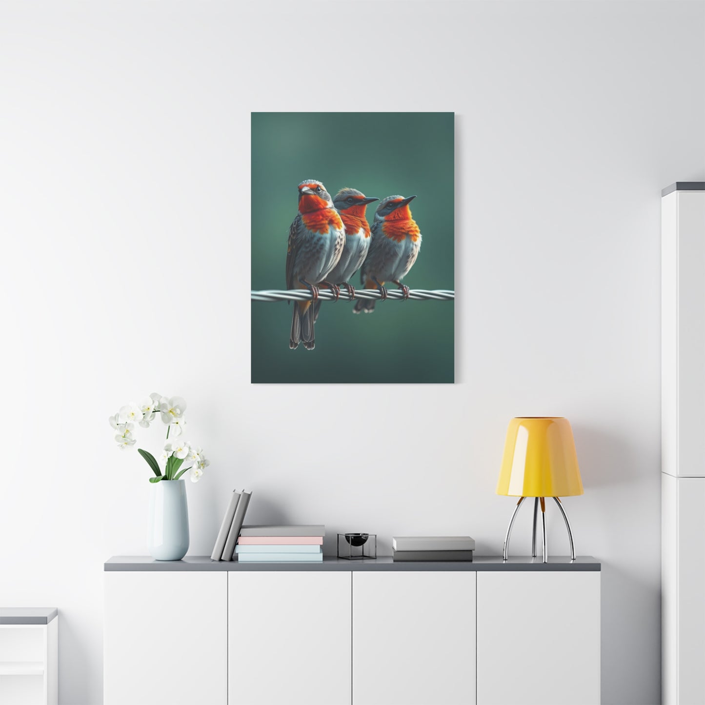 Vision Birds On a Wire Art Art Wall Art & Canvas Print