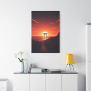 Sacred Horizon Torii Sunset Wall Art & Canvas Prints