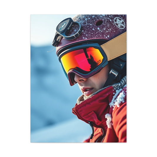 Skiing Art Supreme Canvas Wall Art & Canvas Print
