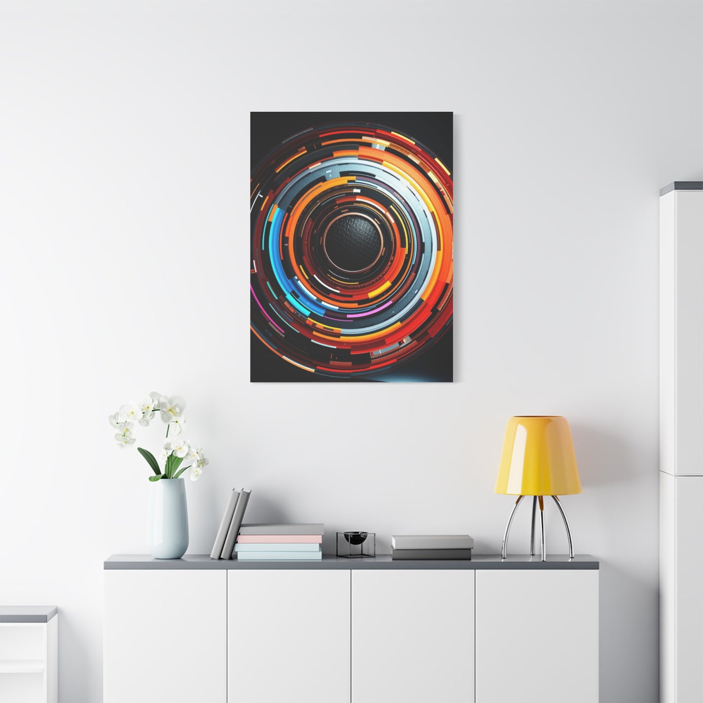 Ethereal Circle Symphony wall art & canvas print