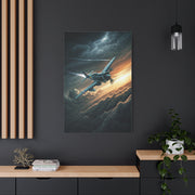 Stormbreaker Fighter Jet Through the Clouds Wall Art & Canvas Prints