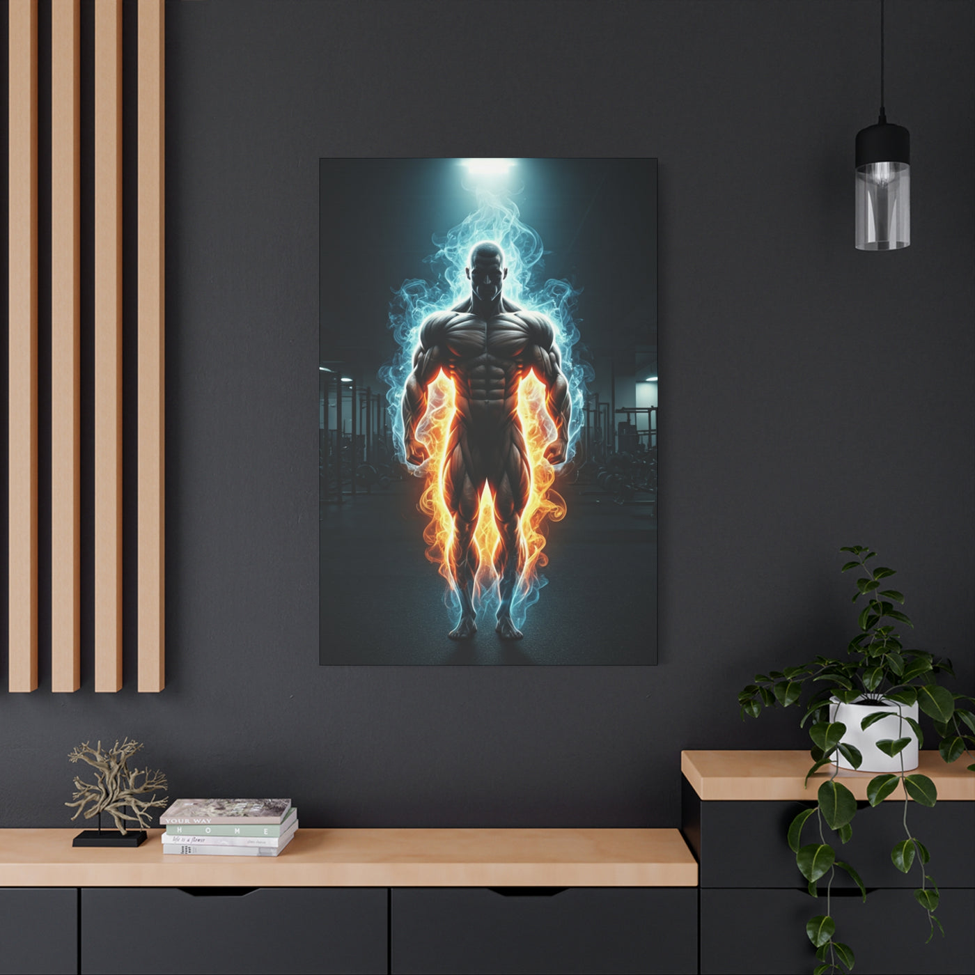 Unleashed Power Physique Wall Art & Canvas Prints