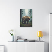 Woodland Path Grizzly Bear Wall Art & Canvas Prints