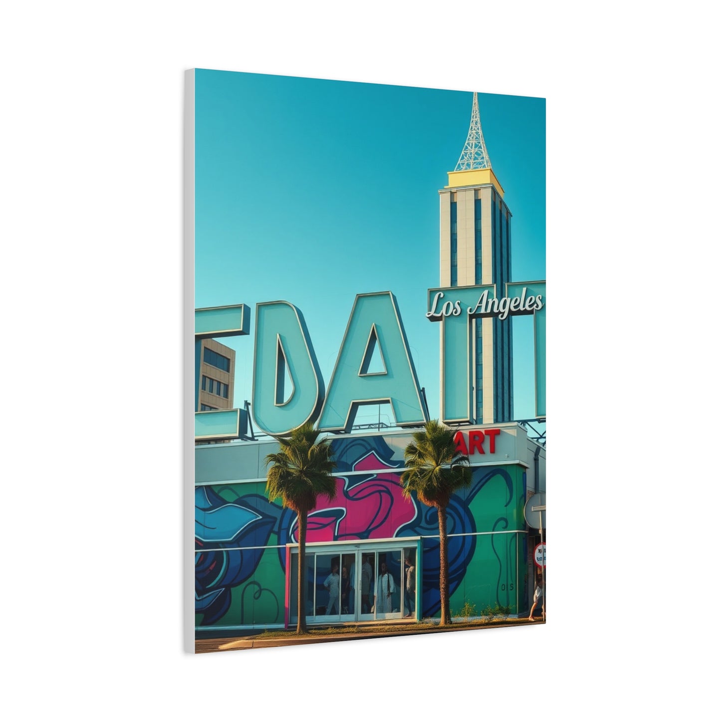 Vision Los Angeles Art Art Wall Art & Canvas Print