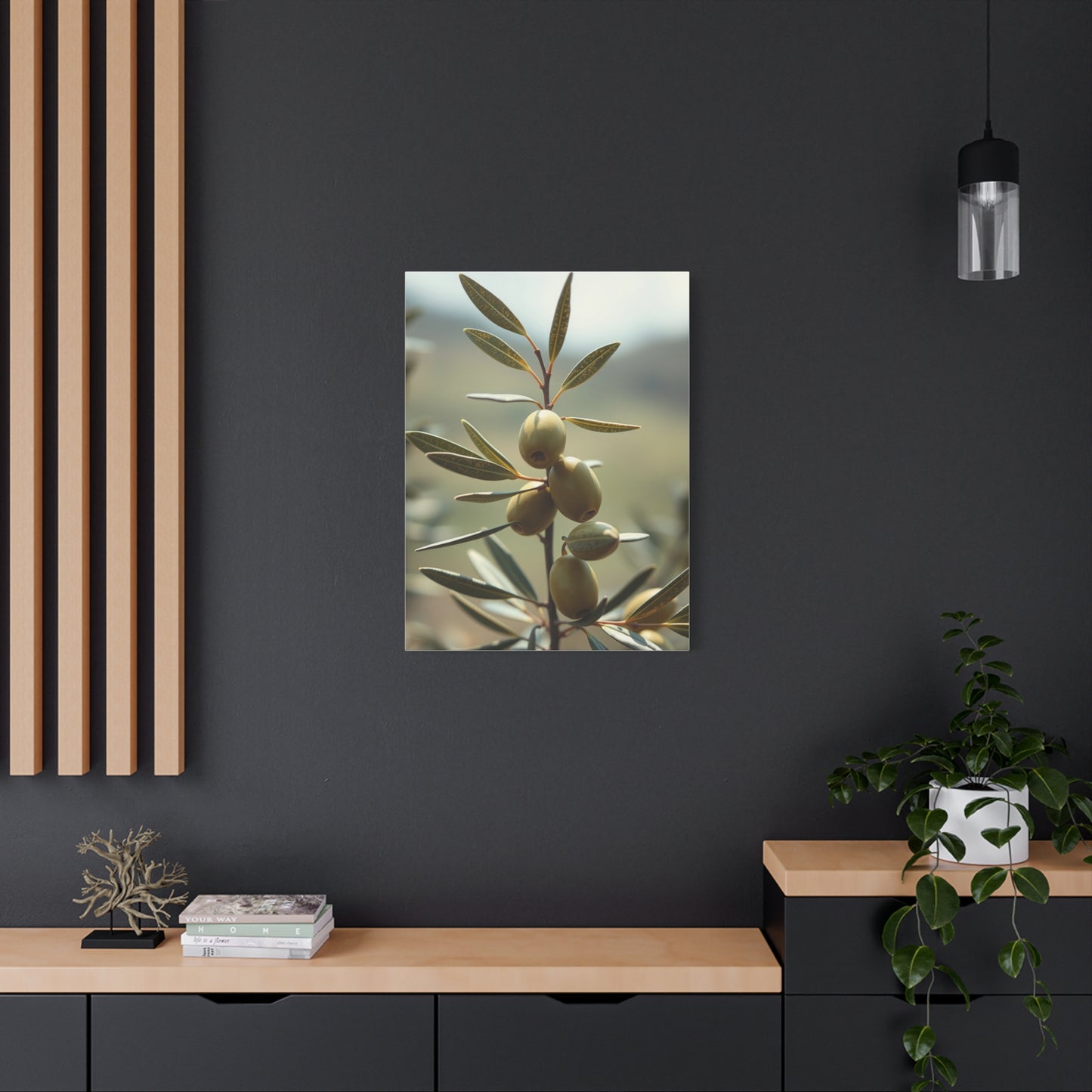 Opulent Olive Masterpiece Wall Art & Canvas Print