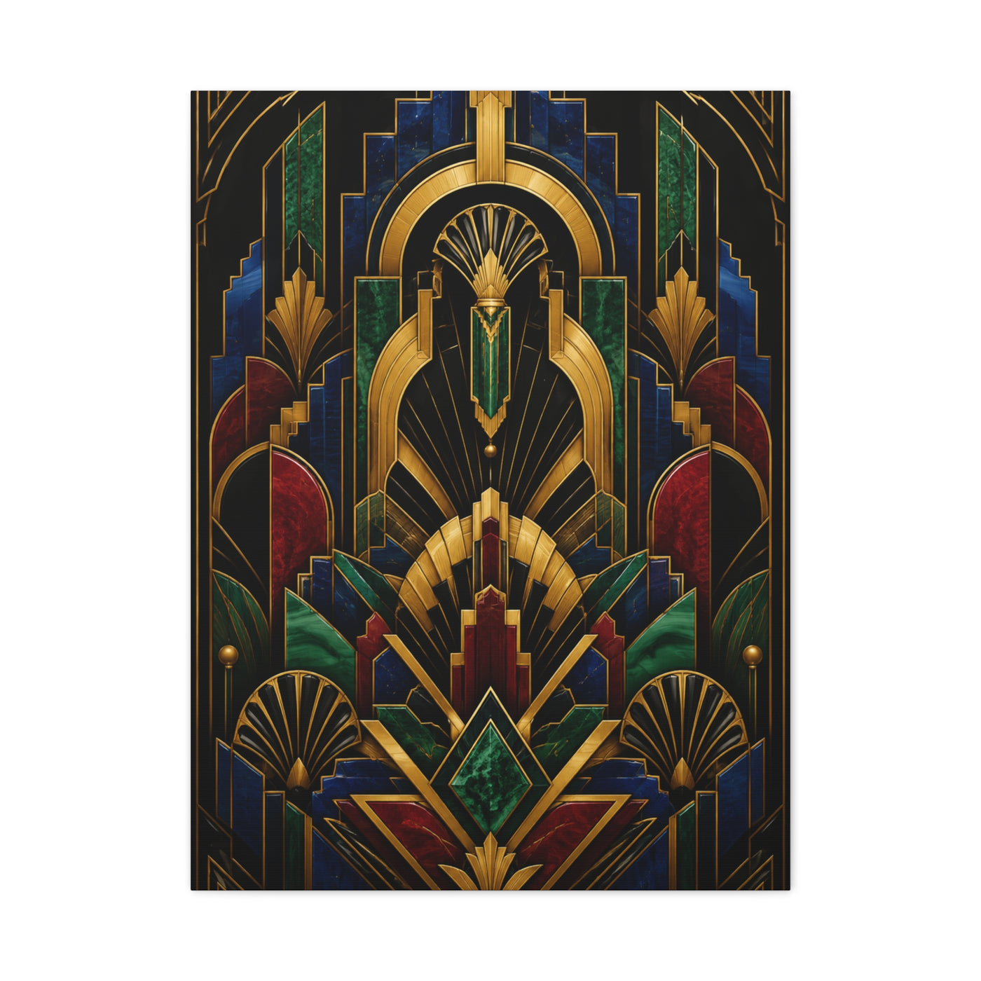 Neo Art Deco Jewel Geometry Wall Art & Canvas Print