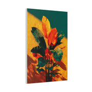 Tropical Sunlit Botanical Contrast Wall Art & Canvas Print