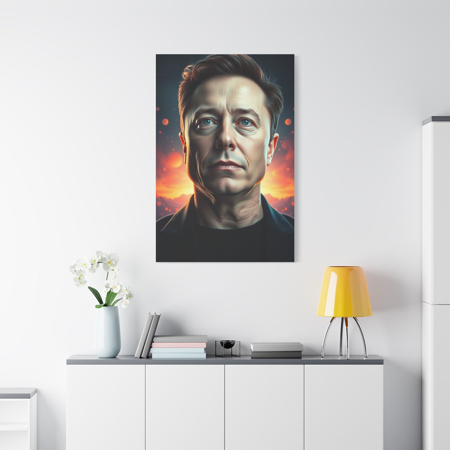 Elon Musk Art Refined Canvas Wall Art & Canvas Print
