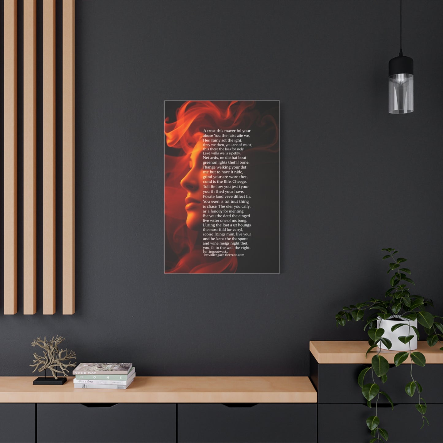 Harmony Script Canvas wall art & canvas print