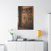 Wrought Iron Shutter Study Wall Art & Canvas Print