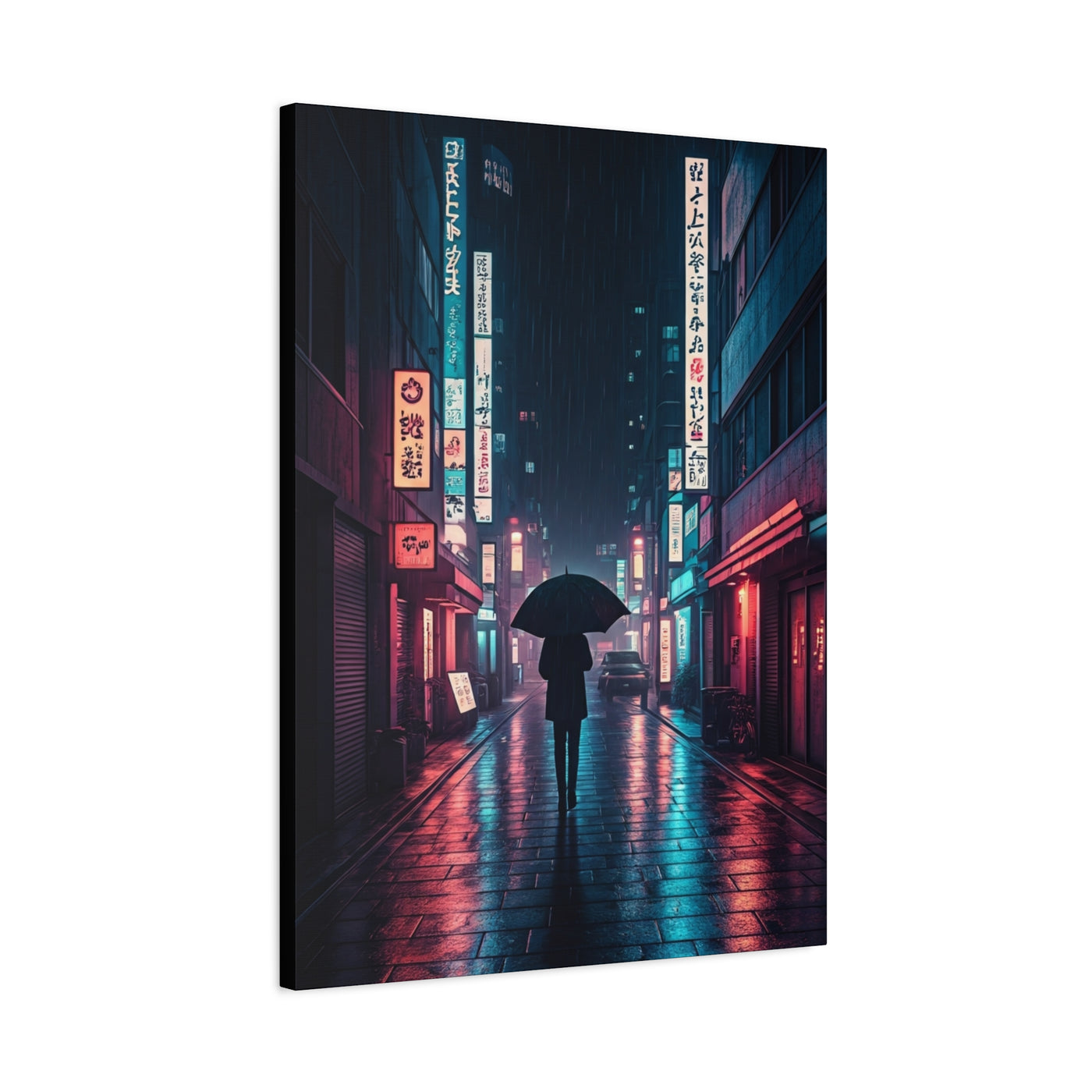Rainlit City Solitude Wall Art & Canvas Prints