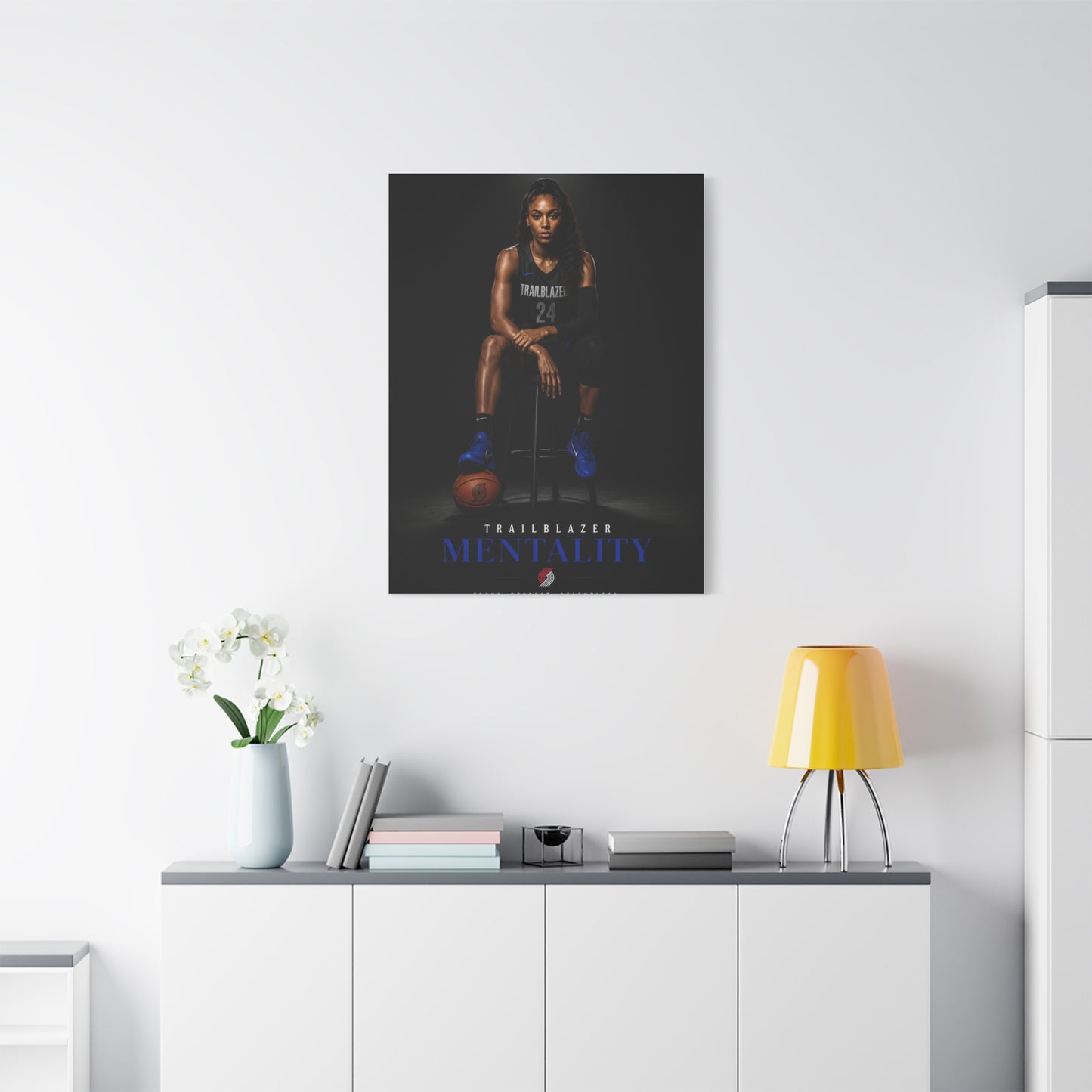 Trailblazer Mentality Women’s Basketball Sports Wall Art & Canvas Print