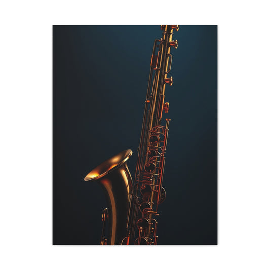 Saxophone Art Supreme Canvas Wall Art & Canvas Print
