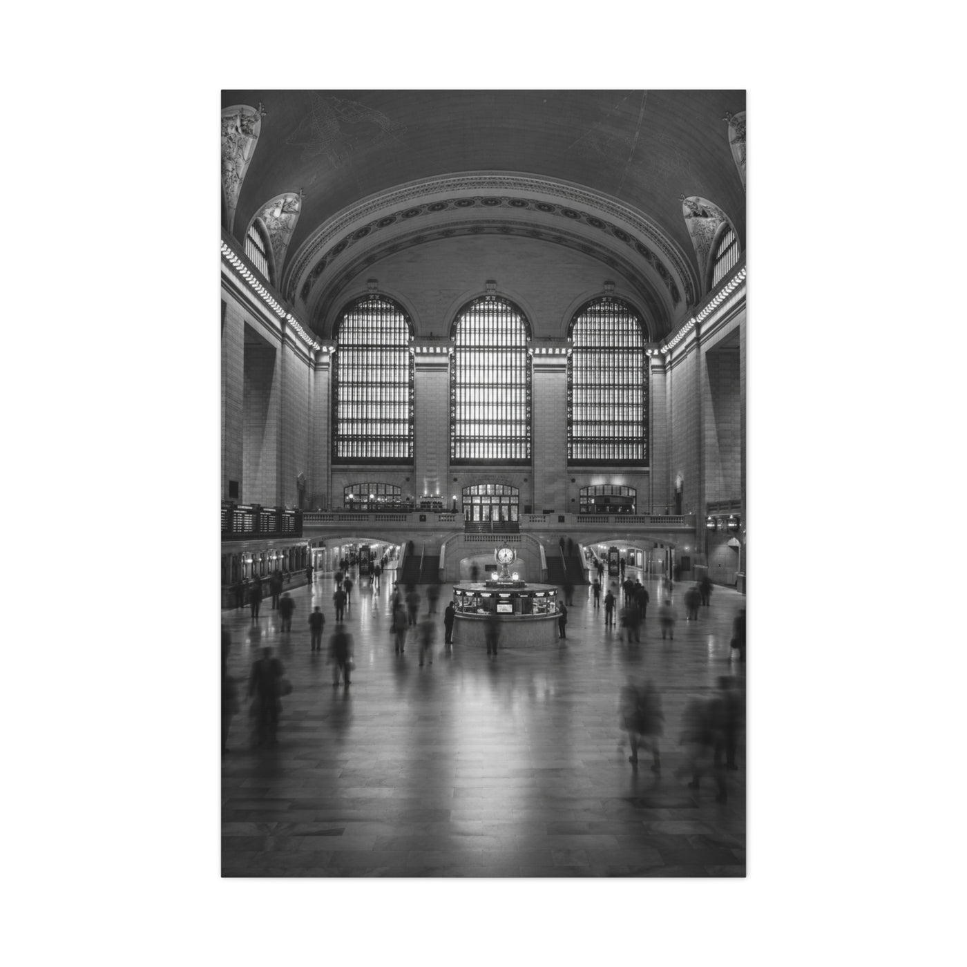 Grand Central Terminal Monochrome Wall Art & Canvas Print