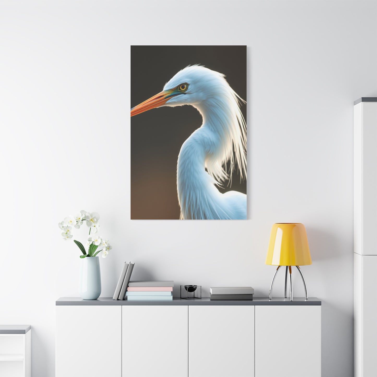 Elite Egret Art Vision Wall Art & Canvas Print