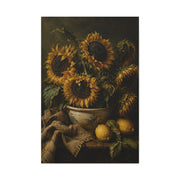 Baroque Sunflower Arrangement Wall Art & Canvas Print