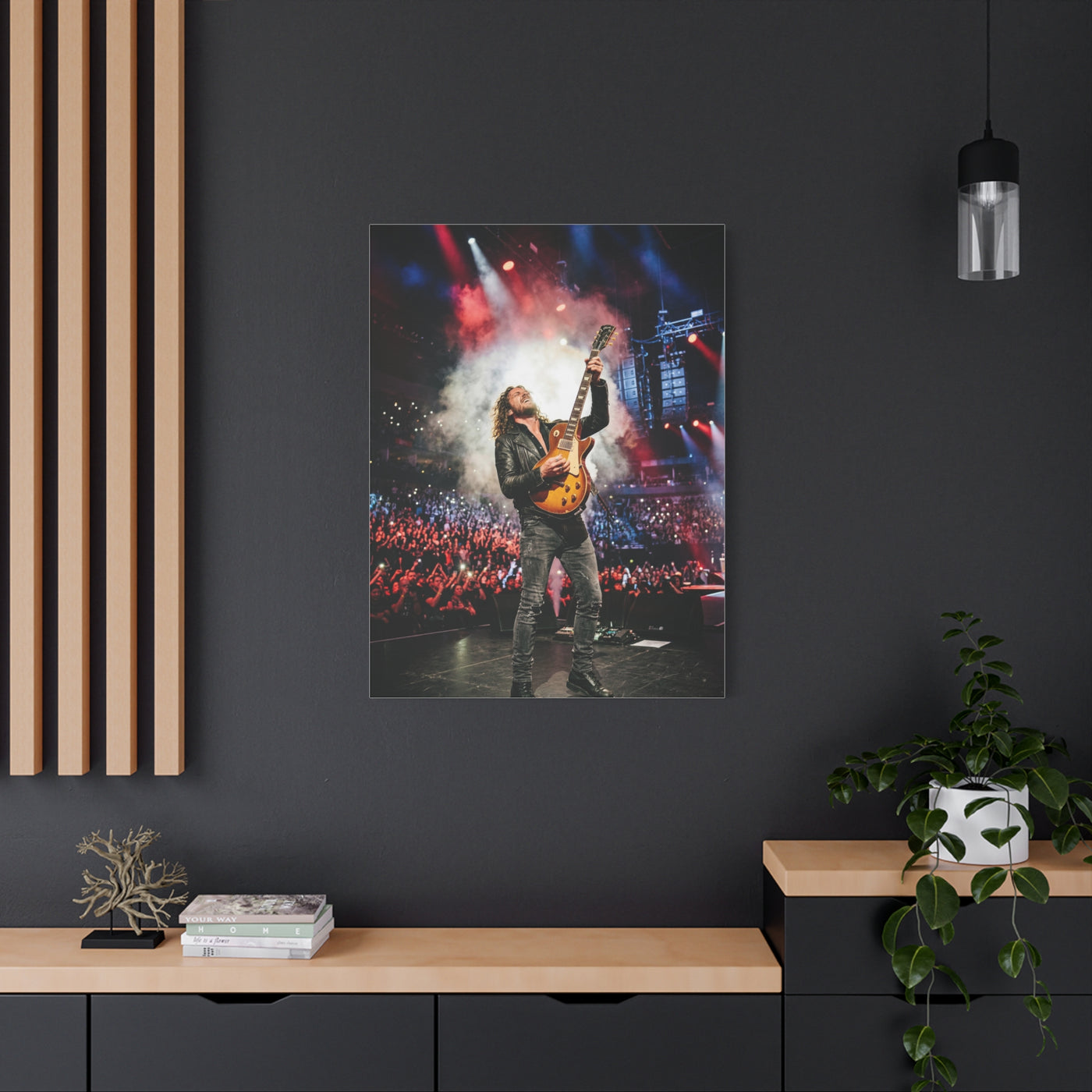 Live Concert Guitar Performance Wall Art & Canvas Print