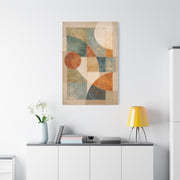 Stitched Geometric Canvas Abstraction Wall Art & Canvas Print