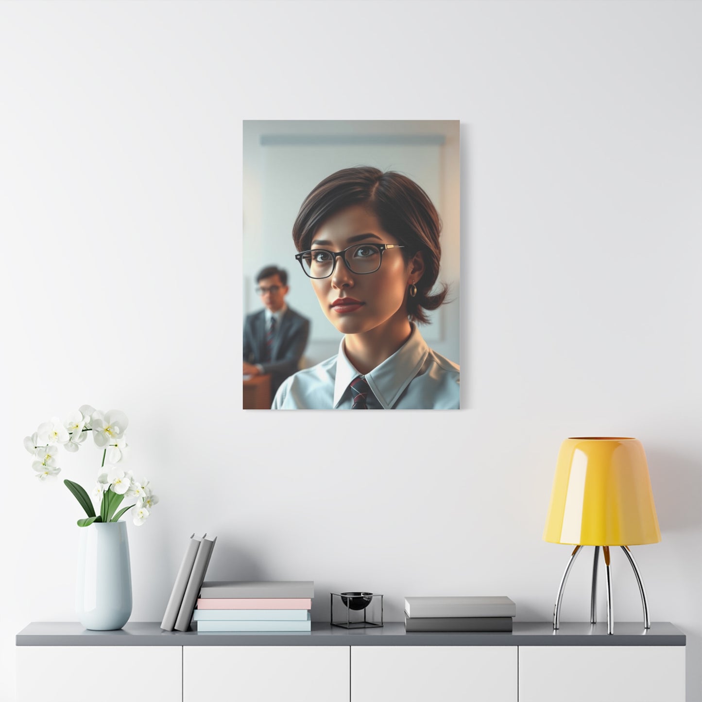 Vision The Office Character Art Art Wall Art & Canvas Print