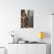 Gunslinger Walking the Frontier Street Wall Art & Canvas Print