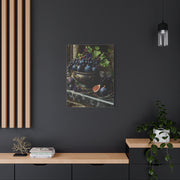 Fig & Wine Rustic Still Life Wall Art & Canvas Print
