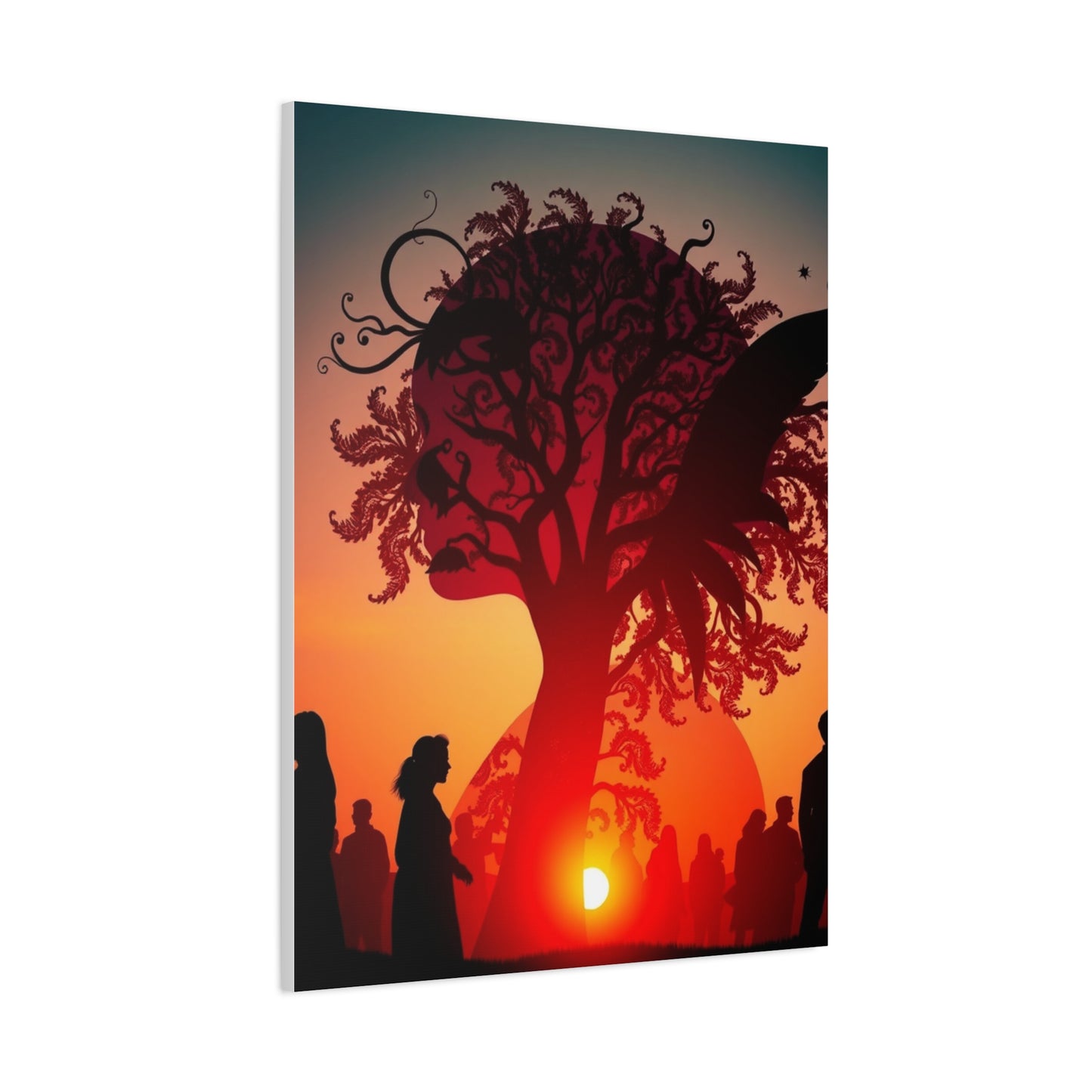 Vision Silhouettes Art Art Wall Art & Canvas Print