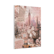 Romantic Blush NYC Dream Collage Wall Art & Canvas Print
