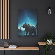 Midnight Wilderness Bear Under the Stars Wall Art & Canvas Prints