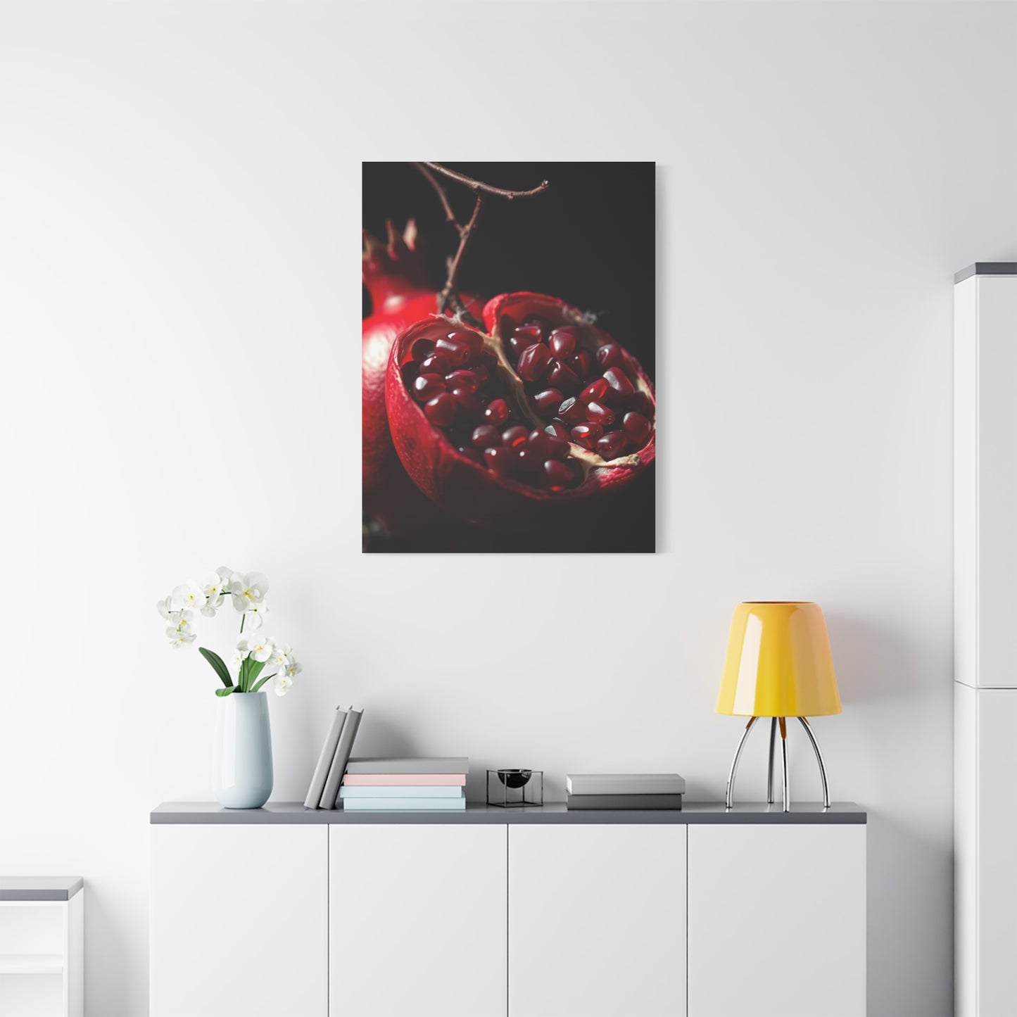 Supreme Pomegranate Noir Wall Art Beautiful Collection Wall Art & Canvas Print