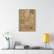 Interfaith Sacred Symbol Textile Wall Art & Canvas Print