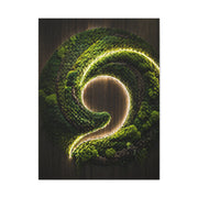 Moss Innovation Spiral Biophilic Wall Art & Canvas Print