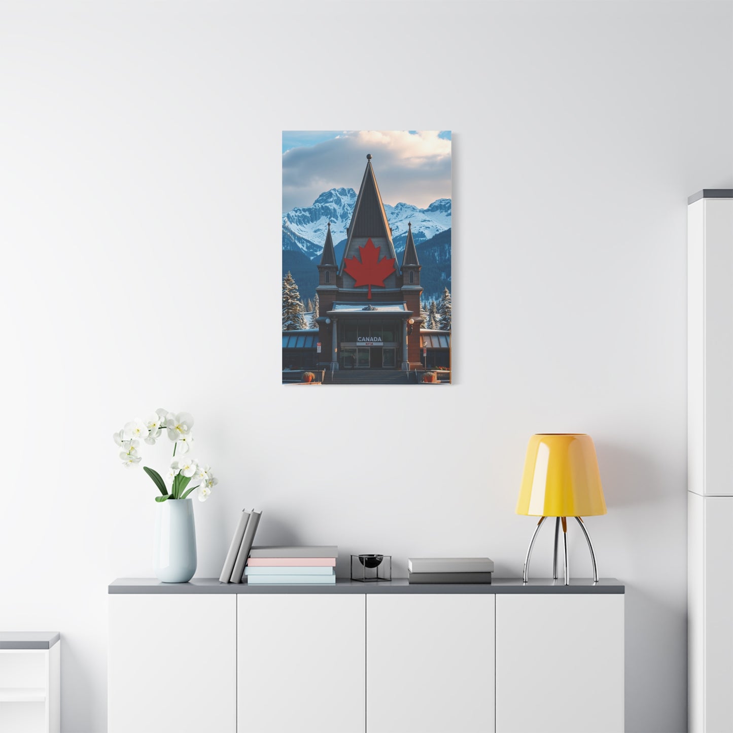 Cascading Wilderness Canvas Wall Art & Canvas Print