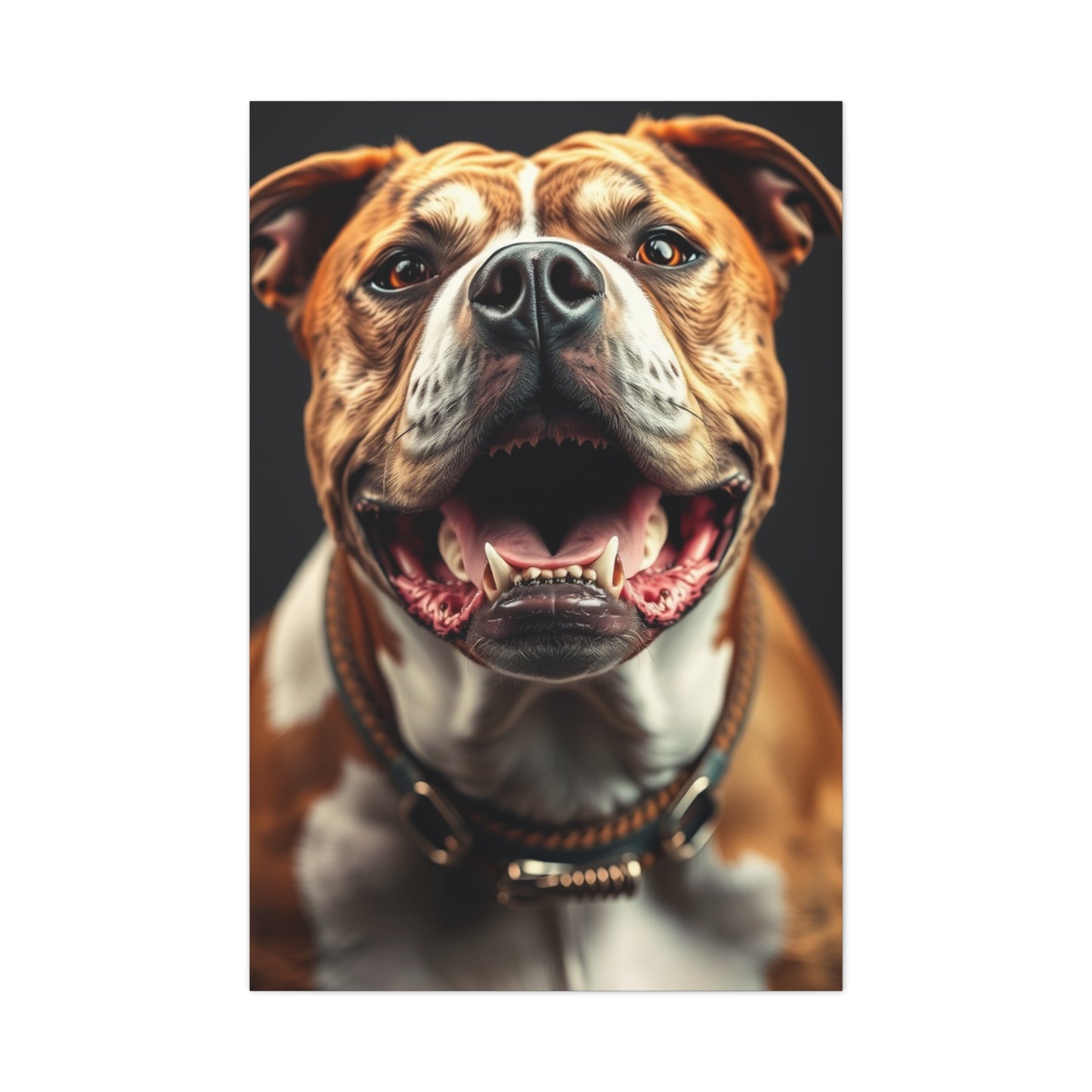 Pit Bull Art Supreme Canvas Wall Art & Canvas Print
