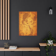 Antique Treasure World Map Wall Art & Canvas Prints