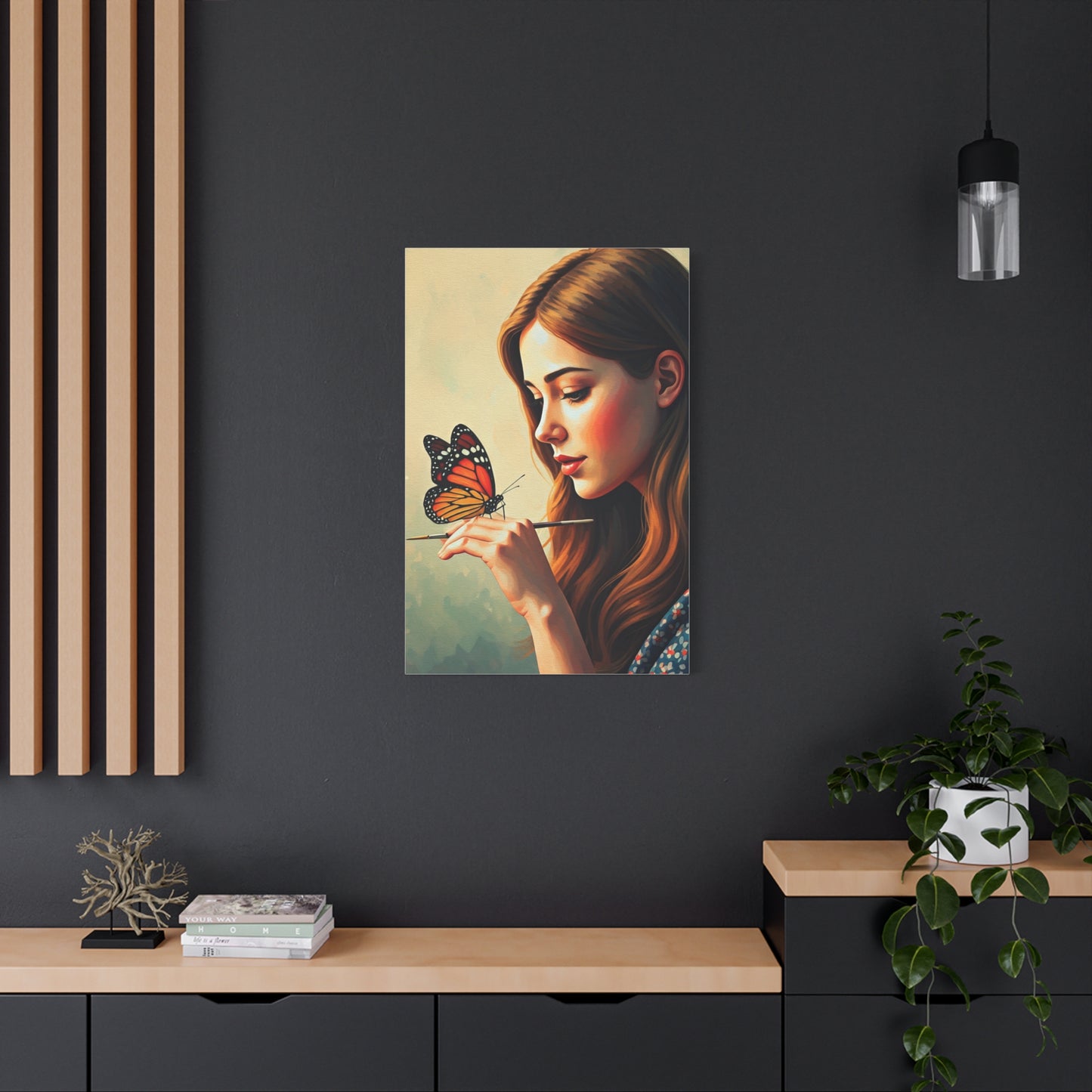 Butterfly Inspiration Portrait Wall Art & Canvas Prints