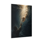 The Hand of God Rescue Scripture Wall Art & Canvas Print
