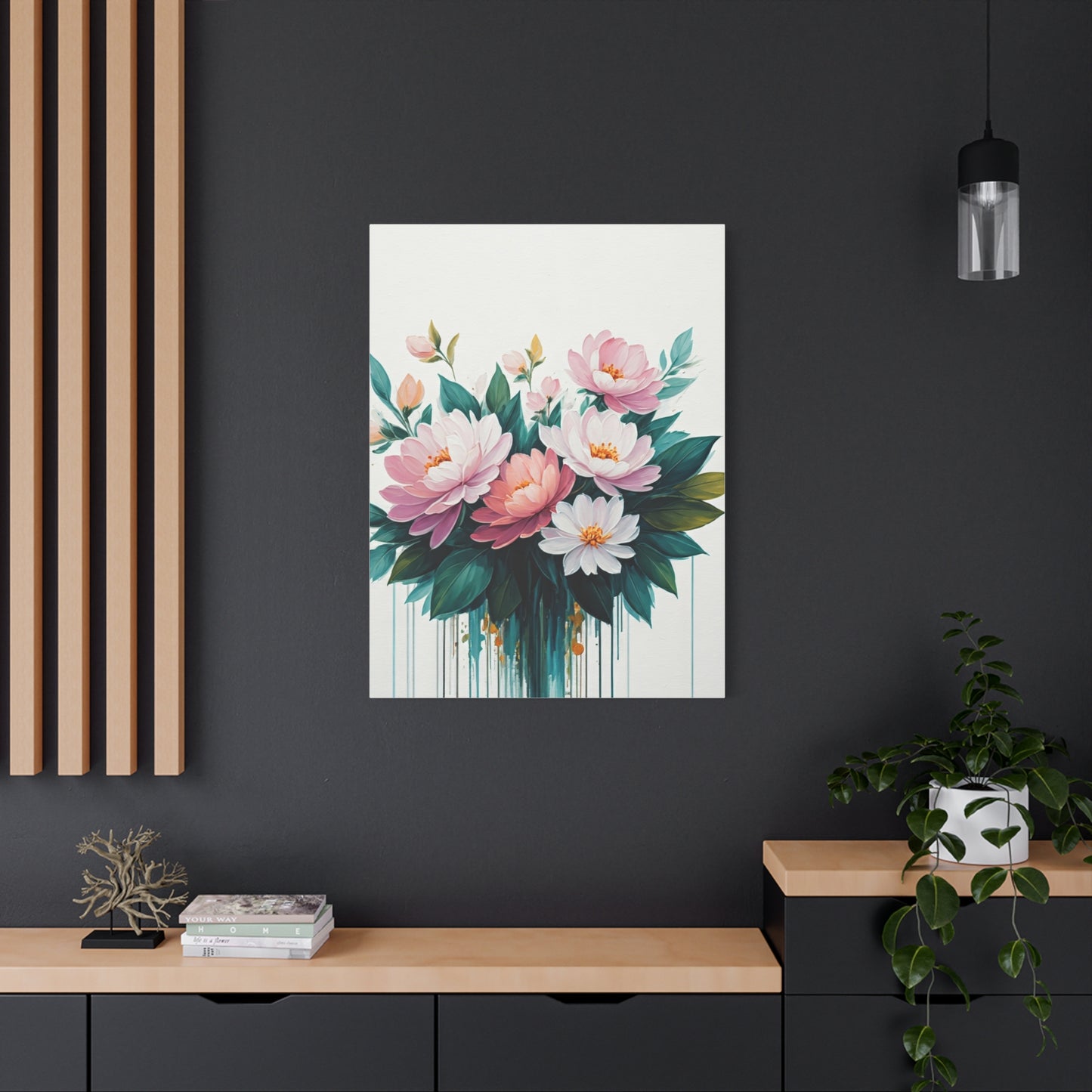 Modern Floral Bouquet Wall Art & Canvas Prints