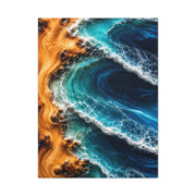 Resin Shoreline Aerial Ocean Art Wall Art & Canvas Print