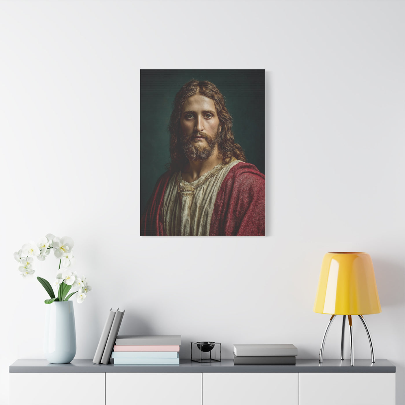 Christ Portrait Contemporary Devotional Wall Art & Canvas Print