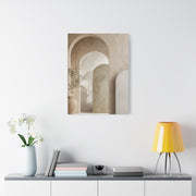Soft Neutral Architectural Arch Wall Art & Canvas Print