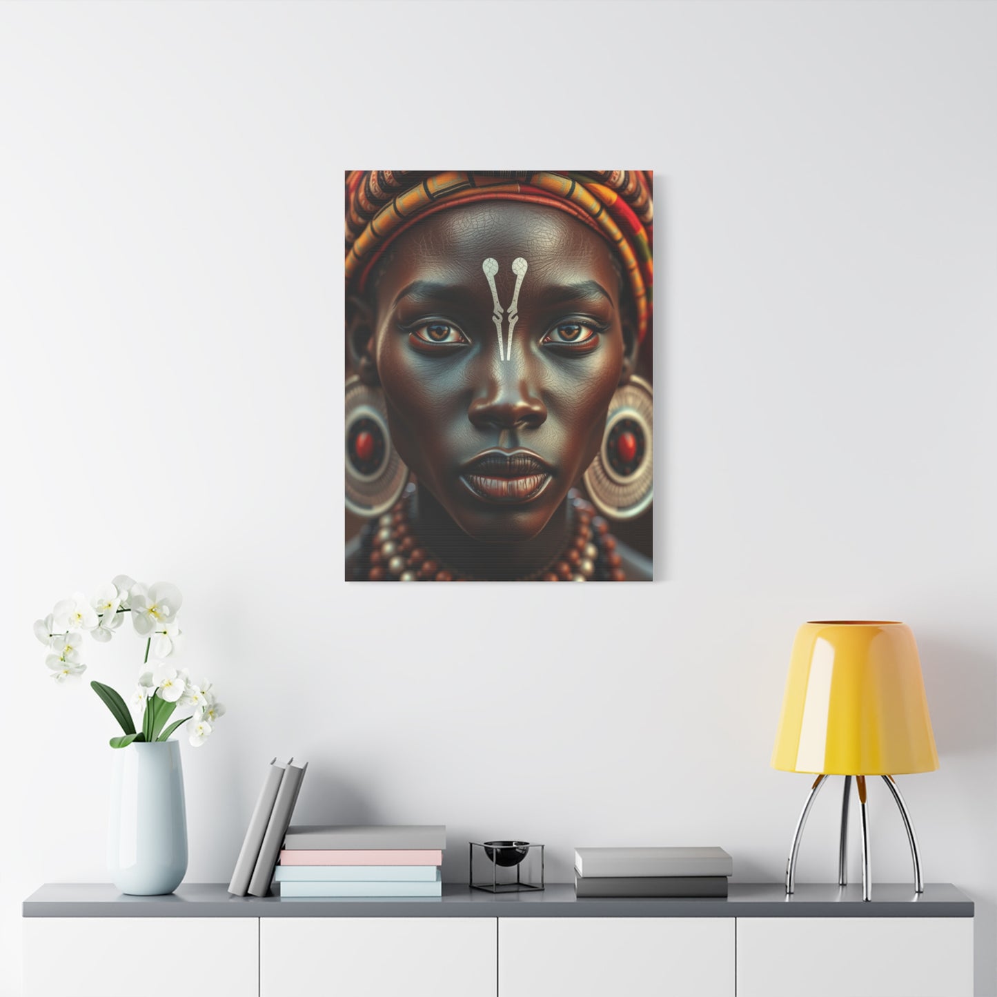 Gilded Ethnic Essence Artwork Wall Art & Canvas Print
