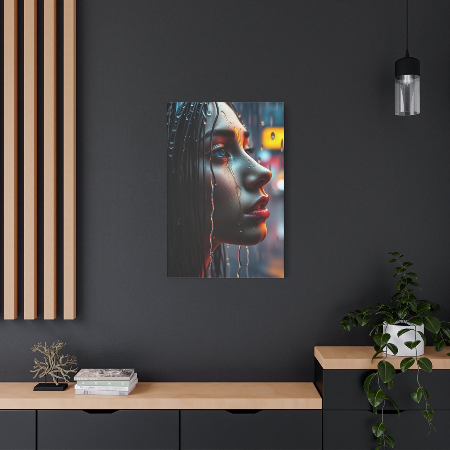 Supreme Rain Wall Art Beautiful Collection Wall Art & Canvas Print