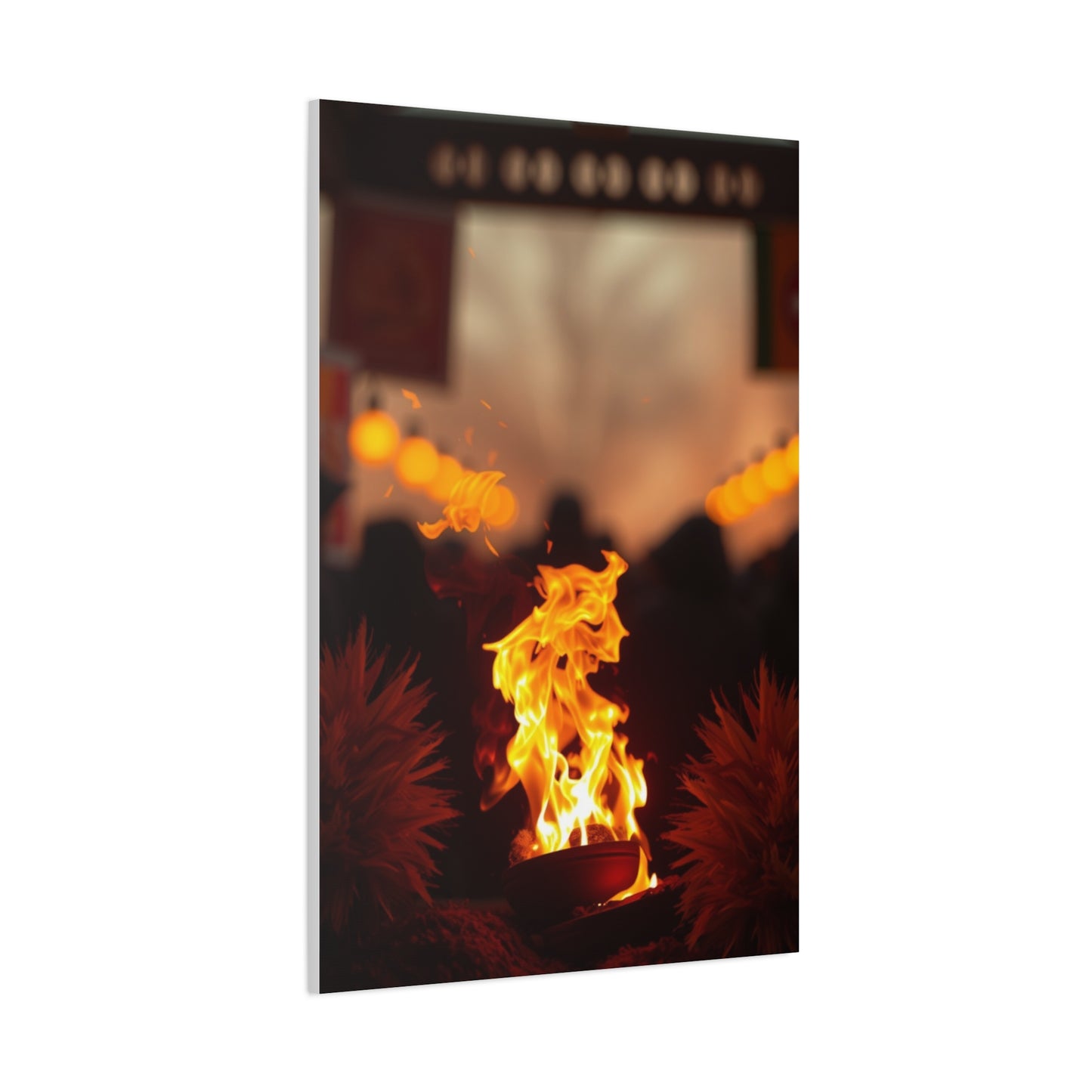 Golden Luster Creation Wall Art & Canvas Print