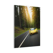 Lamborghini Gallardo Forest Road Charge Wall Art & Canvas Prints