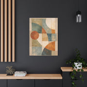 Stitched Geometric Canvas Abstraction Wall Art & Canvas Print