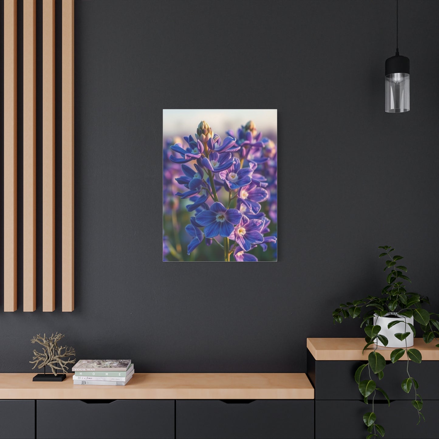 Supreme Collection Bluebonnet Flower Art Wall Art & Canvas Print