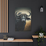 Cinematic Water Buffalo with Soft Golden Prairie Light Wall Art & Canvas Print