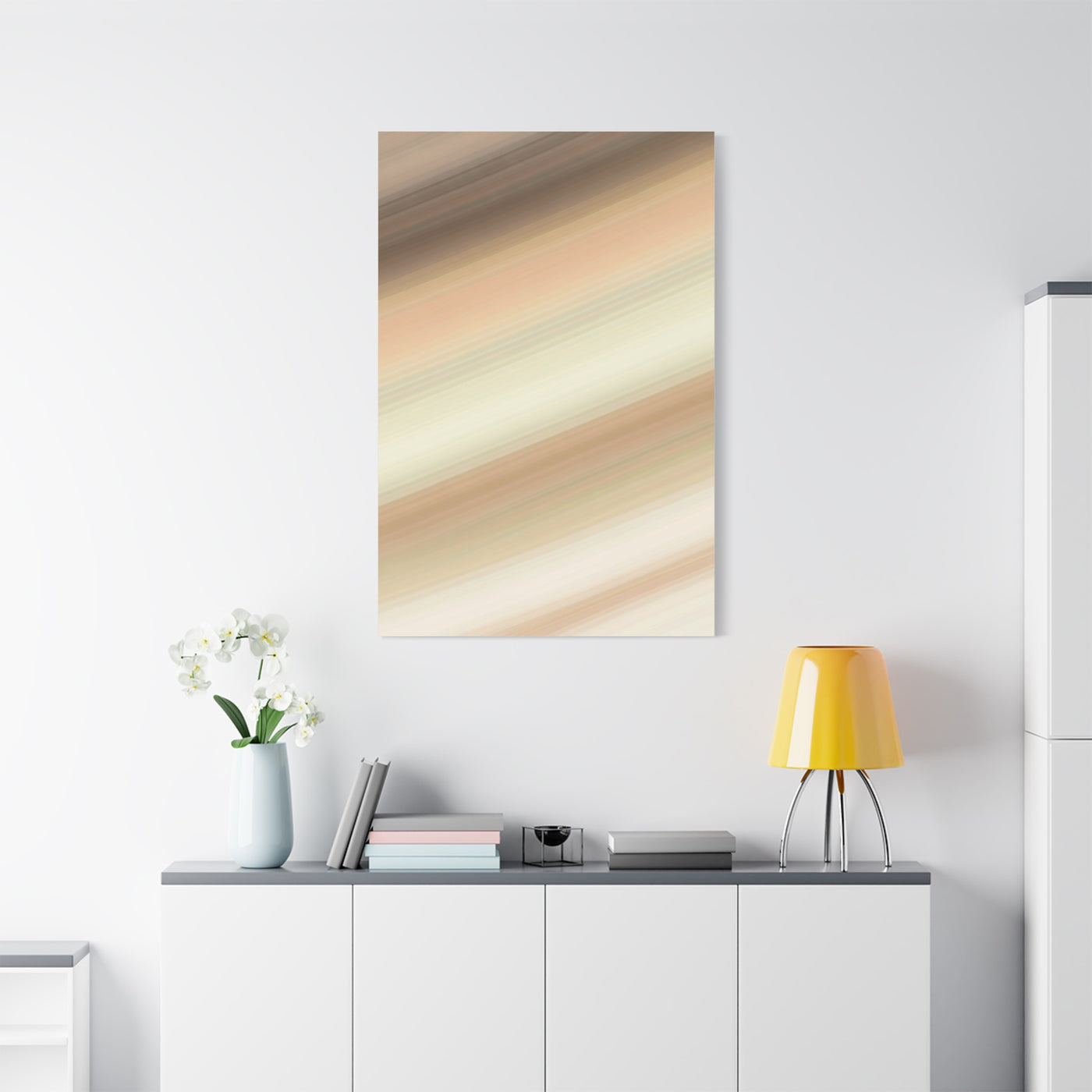 Warm Neutral Motion Gradient Wall Art & Canvas Prints